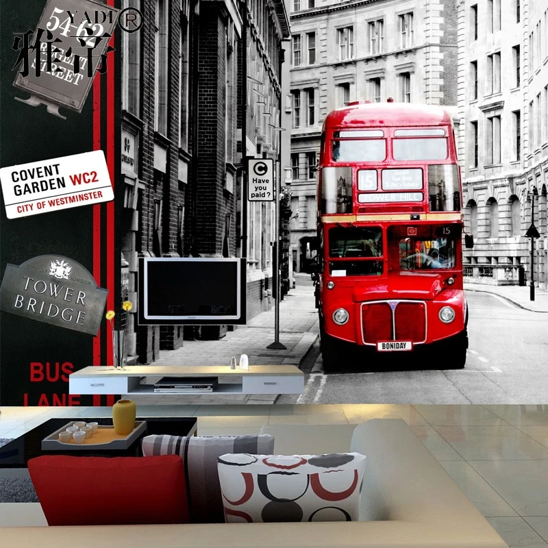 

beibehang papel de parede  Luxury bar KTV large mural European 3D car bus papel de parede para quarto infantil mural