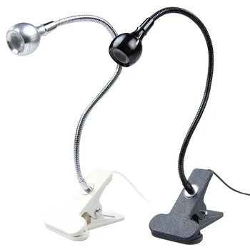 

USB Flexible 3 LED Light Desk Lamp with Clip for Laptop PC Computer Black