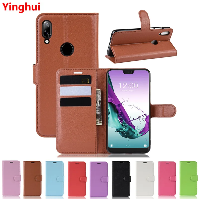 Флип кошелек Doogee N10 Y8 кожаный карман для карт Подставка Для полностью