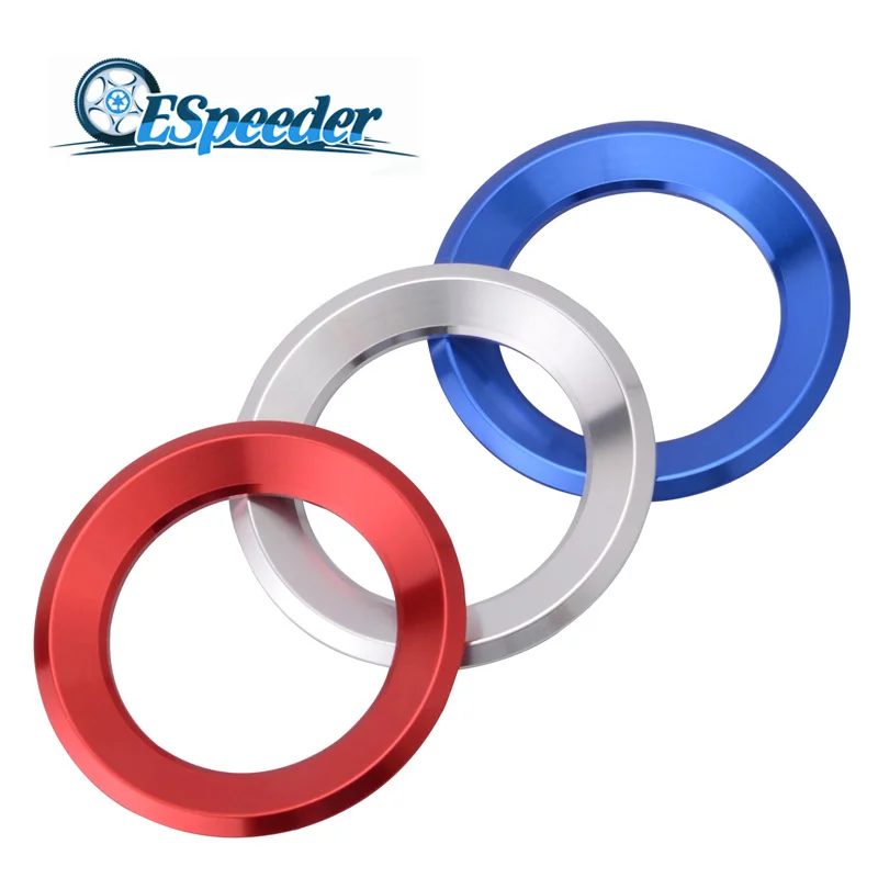 ESPEEDER Alloy Steering Wheel Trim Car Styling Decoration Ring Sticker Badge Fit For VW Golf Jetta Polo CC Tiguan Eos Passat | Автомобили