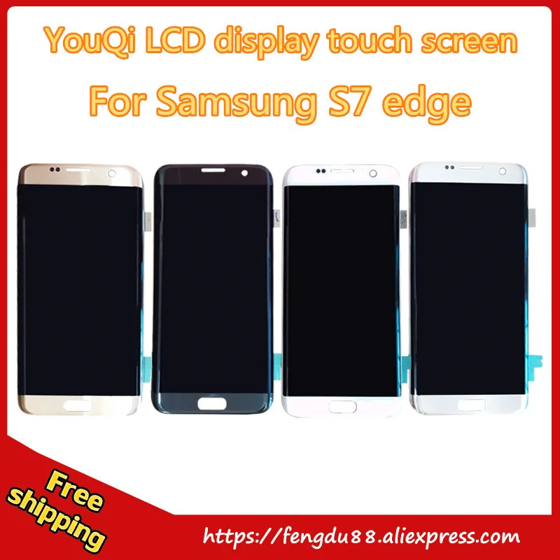 100 tested for Samsung Galaxy S7 edge G935 G935F G935A G935FD G935P G935S LCD display touch
