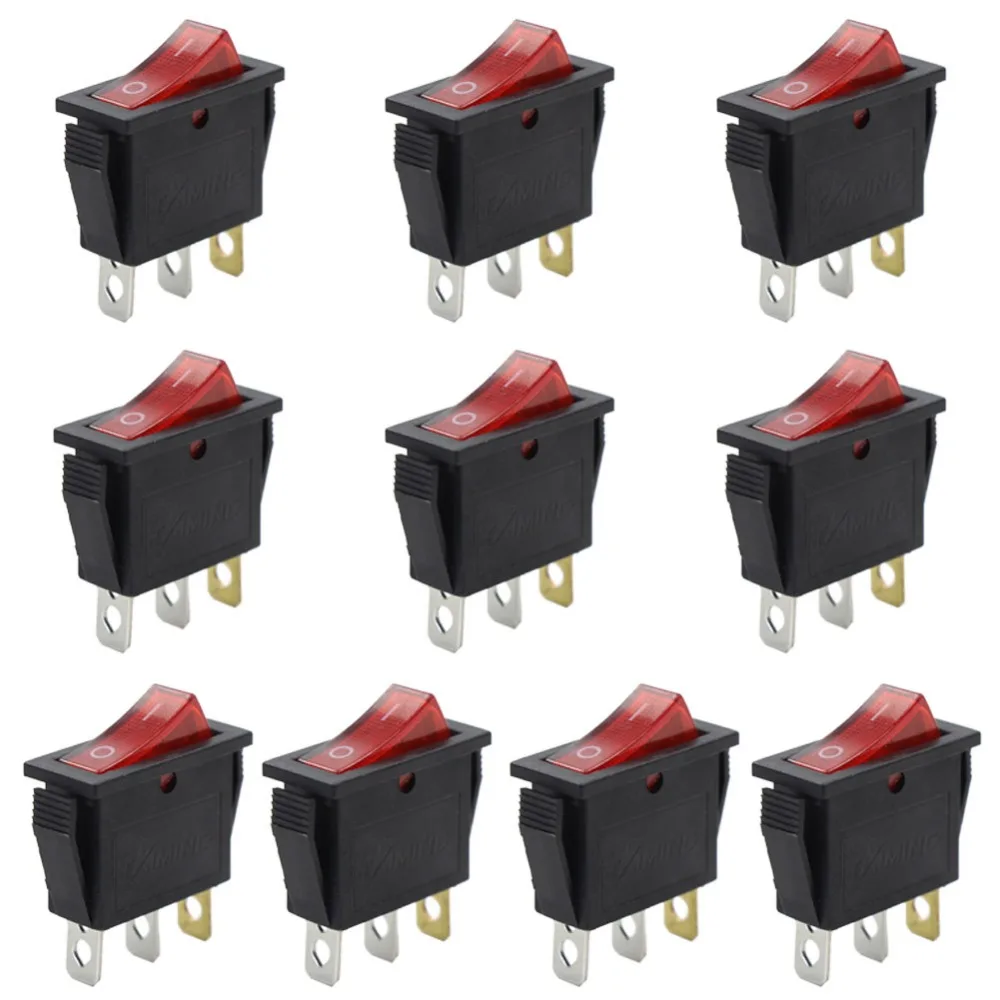 Buy evemodel 10pcs Miniature Rocker Switch Railway ON