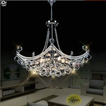 

Creative Corsair exquisite crystal modern fashion minimalist living room restaurant bedroom LED Chandeliers Dia630xH400mm