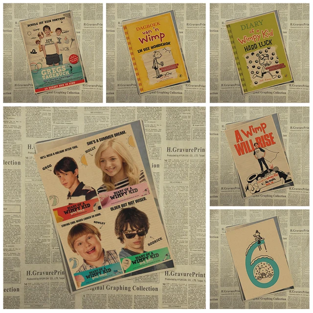 Best Offers Diary of a Wimpy Kid Classic Movie Kraft Paper Poster Bar Cafe Living Room Dining room Wall Decorative Paintings Best Offers Diary of a Wimpy Kid Classic Movie Kraft Paper Poster Bar Cafe Living Room Dining room Wall Decorative Paintings