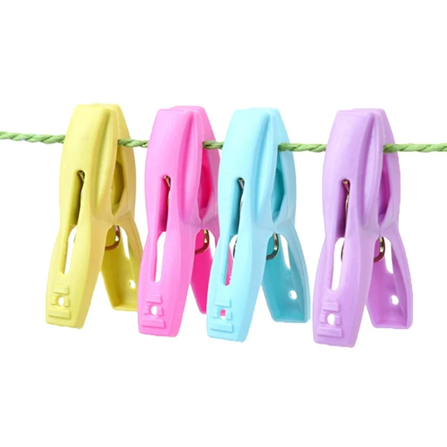 1 /pcs Durable Hanging Cloth Clip Size Plastic Clips Strong Windproof