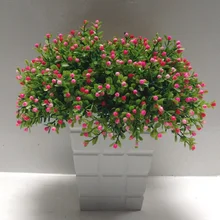 artificial flower Milan grass flower arrangement Green plant pot sitting room decorate Photo props furnish and