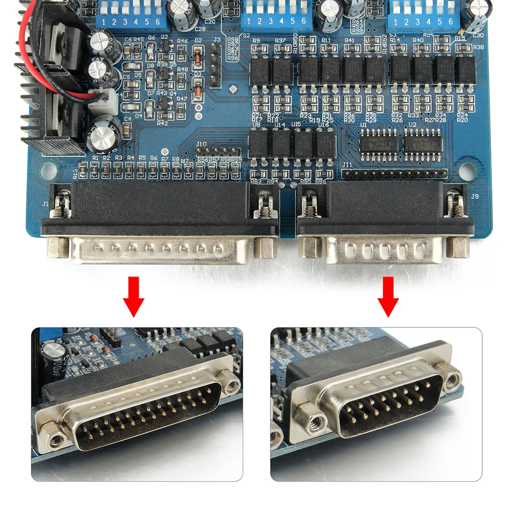 TB6560 3 оси ЧПУ контроллер tb6560 шаговый двигатель драйвер mach3 ЧПУ контроллер D001B