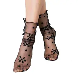 2019 Япония Корея Лето Сексуальная Перспектива сетчатые носки женские черные пикантные сетчатые Комплект носков женские носки женские (T)
