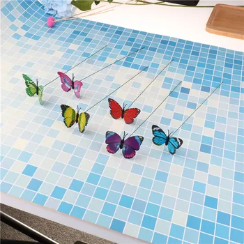 

3D Colorful Butterfly Decorative On Sticks Home Yard Lawn Flowerpot Plant Decoration Garden Ornament DIY Lawn Craft