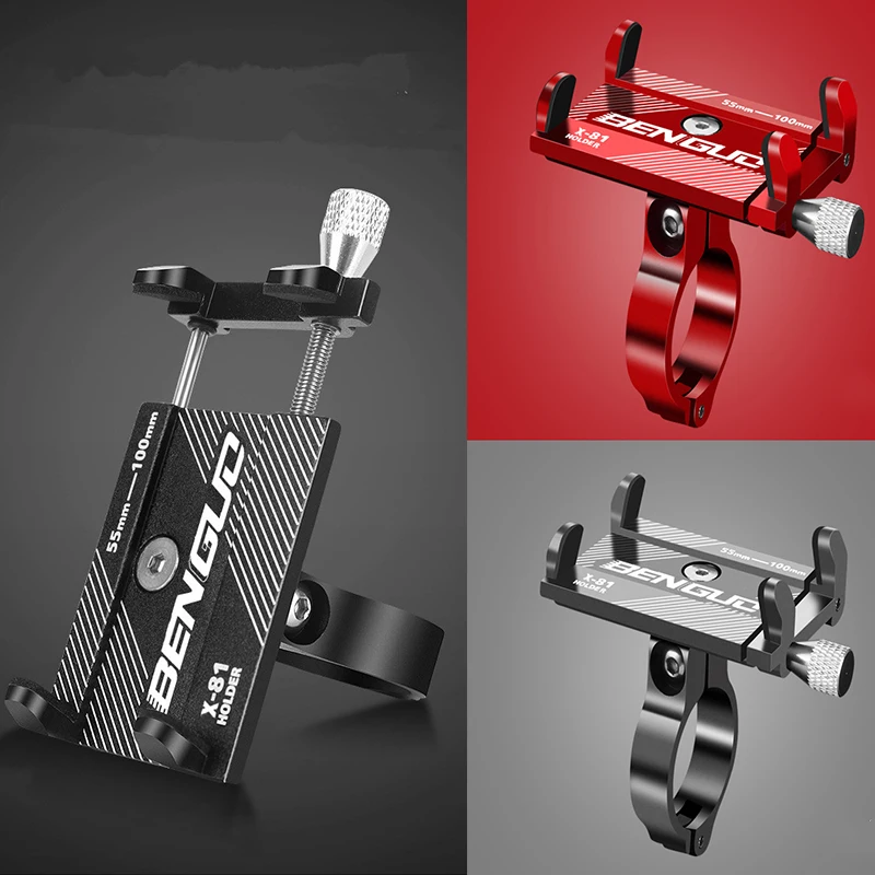 

Aluminium Alloy Bicycle Phone Holder MTB Mountain Road Bike Motorcycle support GPS Cycling Bracket Mount for iPhone Xs Max Xr X