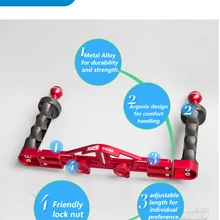 SUPE Scubalamp TG20 двойной лоток ручка подводный аксессуары для подводного плавания крепящийся светильник системы подводный камерный корпус системы