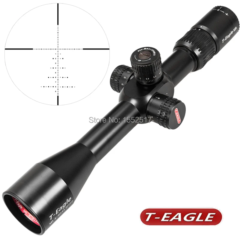 

T-EAGLE Tactical Long Range Rifles Scope MR4-16x44 SFFFP Air Rifle Optics Red Dot Illuminated Riflescope Shotgun Shooting