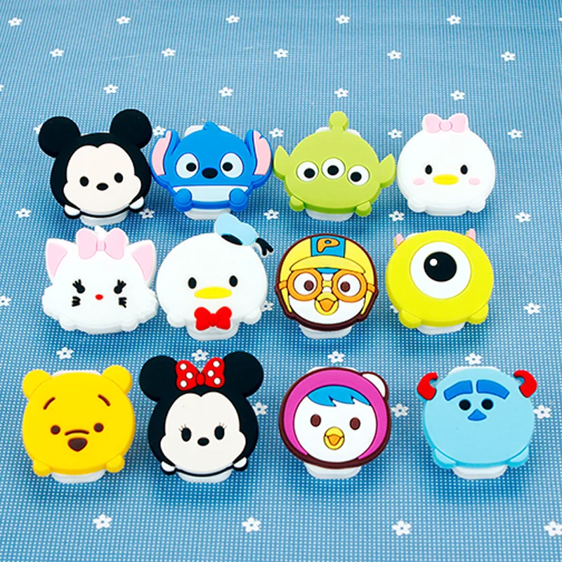 

12pcs/set Plastic Wire To Prevent Broken Clip Food Sealing Clip Memo Clip Cartoon Characters School Office Supply
