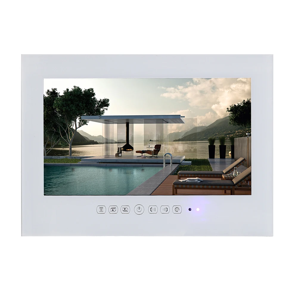 Souria 2" дюймовый роскошный отель водонепроницаемый ванная комната Телевизор домашний HD кухня светодиодный Телевизор монтажный плоский экран(черный/белый