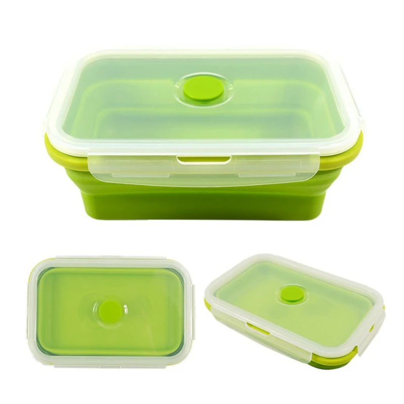 Foldable Silicone Lunch Box - Rhino Camping