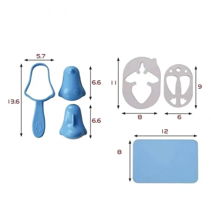 Милый DIY Суши производитель сэндвич-формы форма для рисовых шариков милый пингвин Bento торт кухонный инструмент подарки FBE2
