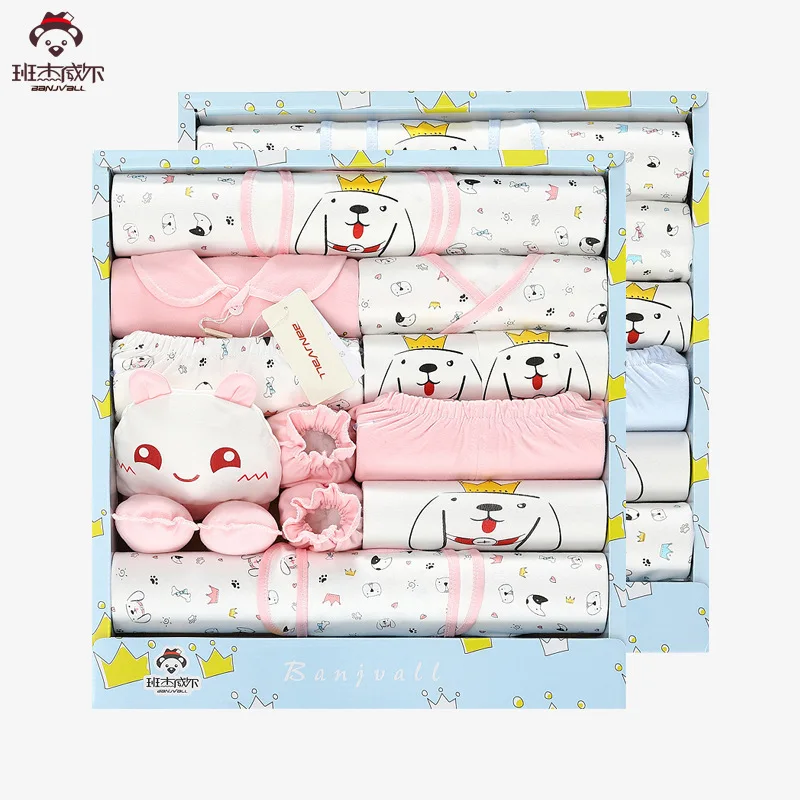 

Baby Clothes Newborn Cotton Spring And Autumn 0-3-6 Months Just Born Full Moon Baby Gift