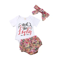 Recién Nacido bebé niña carta ropa conjunto niñas mameluco manga corta Tops mono FLOR DE LOS NIÑOS cortos escritos traje 0 -18 M Recién Nacido bebé niña carta ropa conjunto niñas mameluco manga corta Tops mono FLOR DE LOS NIÑOS cortos escritos traje 0 -18 M