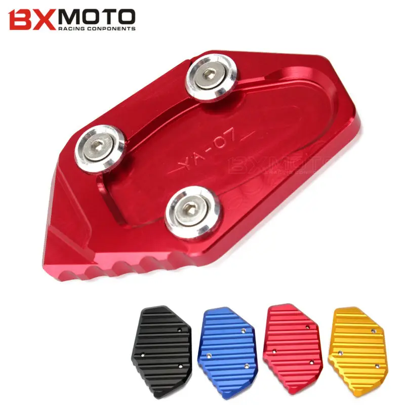 New Motorcycle Stands motorbike Side Stick Stand Plate Enlarge For