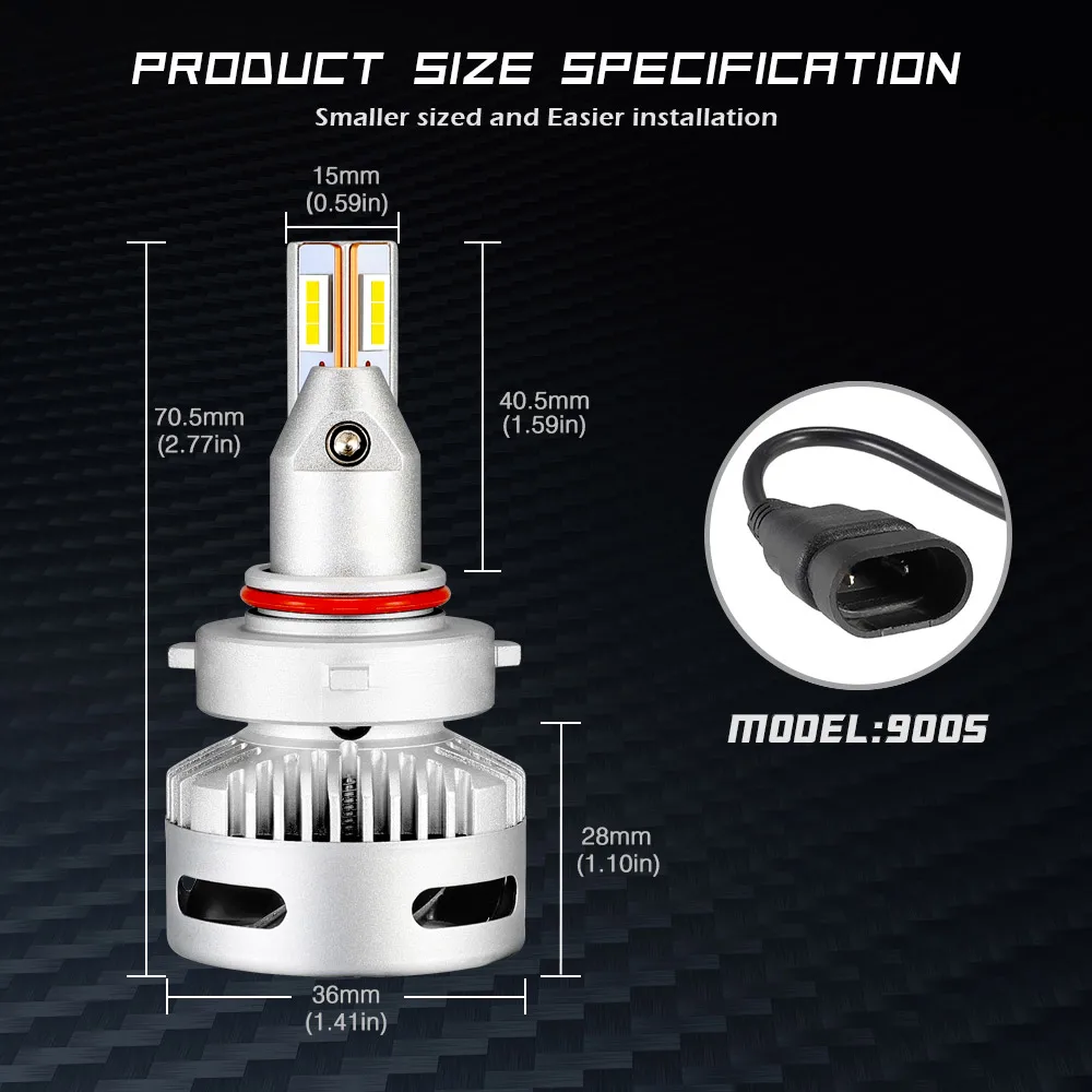 Novsight высокое качество H7 светодиодный H11Head светильник мощный турбо холодный вентилятор D1 D2 9012 светодиодный автомобильный светильник для проекторов Тип головной светильник s