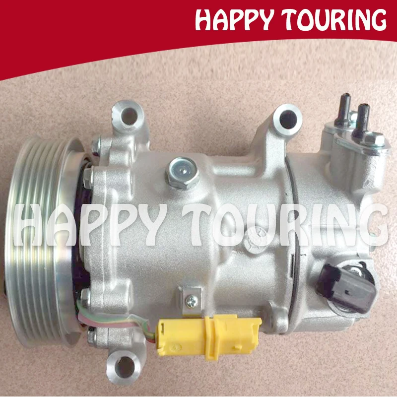 1..6C12 SD6C12 ac compressor for Peugeot 207 307 408 for Citroen C2 C4 9659875780 6453QJ 6453QK 6453WK 6453WL 96519109 96598757