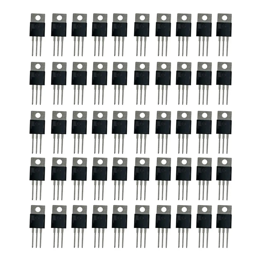 50 шт. LM7805 L7805 7805 220 Регулятор напряжения IC новый|Регуляторы напряж./стабилизаторы| |