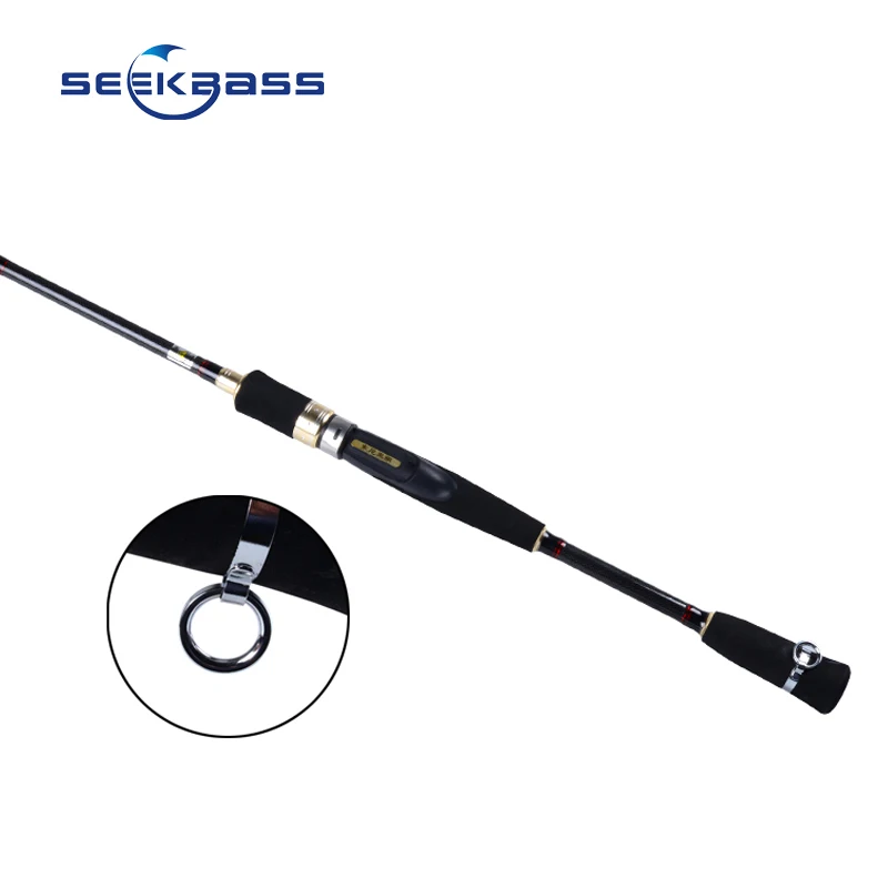 SEEKBASS 150/168cm 170/190cm new product Light Saltwater Boat Squid Fishing Rod Solid Glass Fiber Material Tip Spinning Fishing