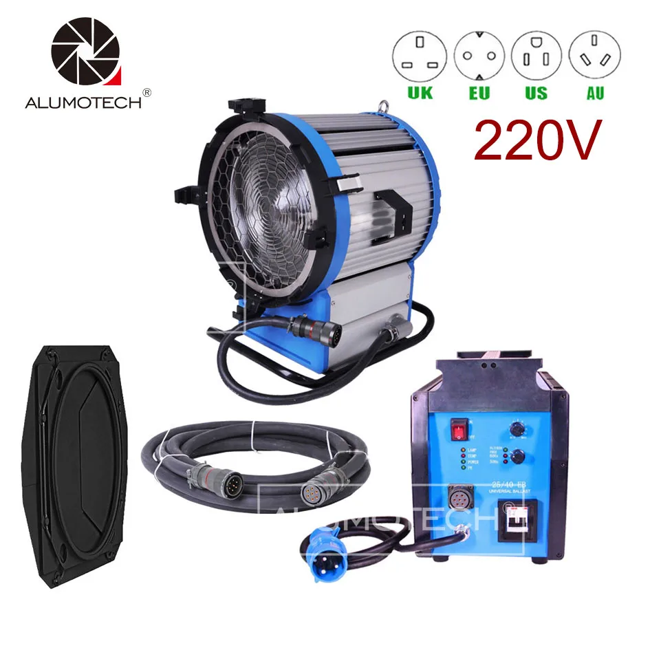 ALUMOTECH Pro HMI 2500 Вт 220 ~ 250 В Fresnel Light Дневного Света компактный 2 5/4 кВт балласт + кабель