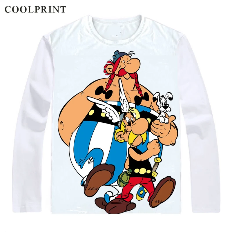 Футболка Asterix и Obelix потрясающая уличная одежда с рисунком астерикса повседневная