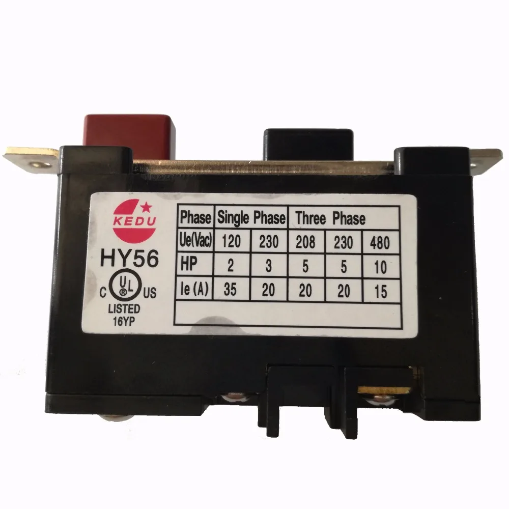 KEDU HY56 220 В/380 В однофазный 20Amp переключатель ВКЛ./ВЫКЛ. Кнопочные переключатели для