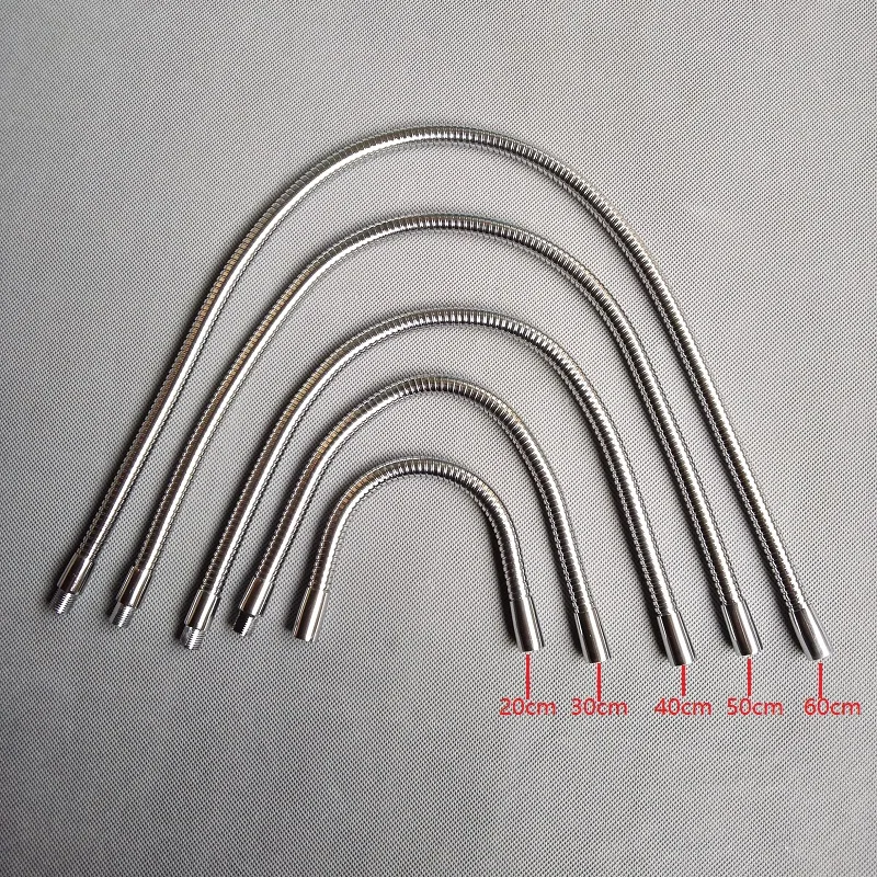 M10 male screw + female thread Soft Light metal Flexible conduit DIY metal gooseneck hose serpentine tube clamp lamp 2pcs/lot,led gooseneck tube