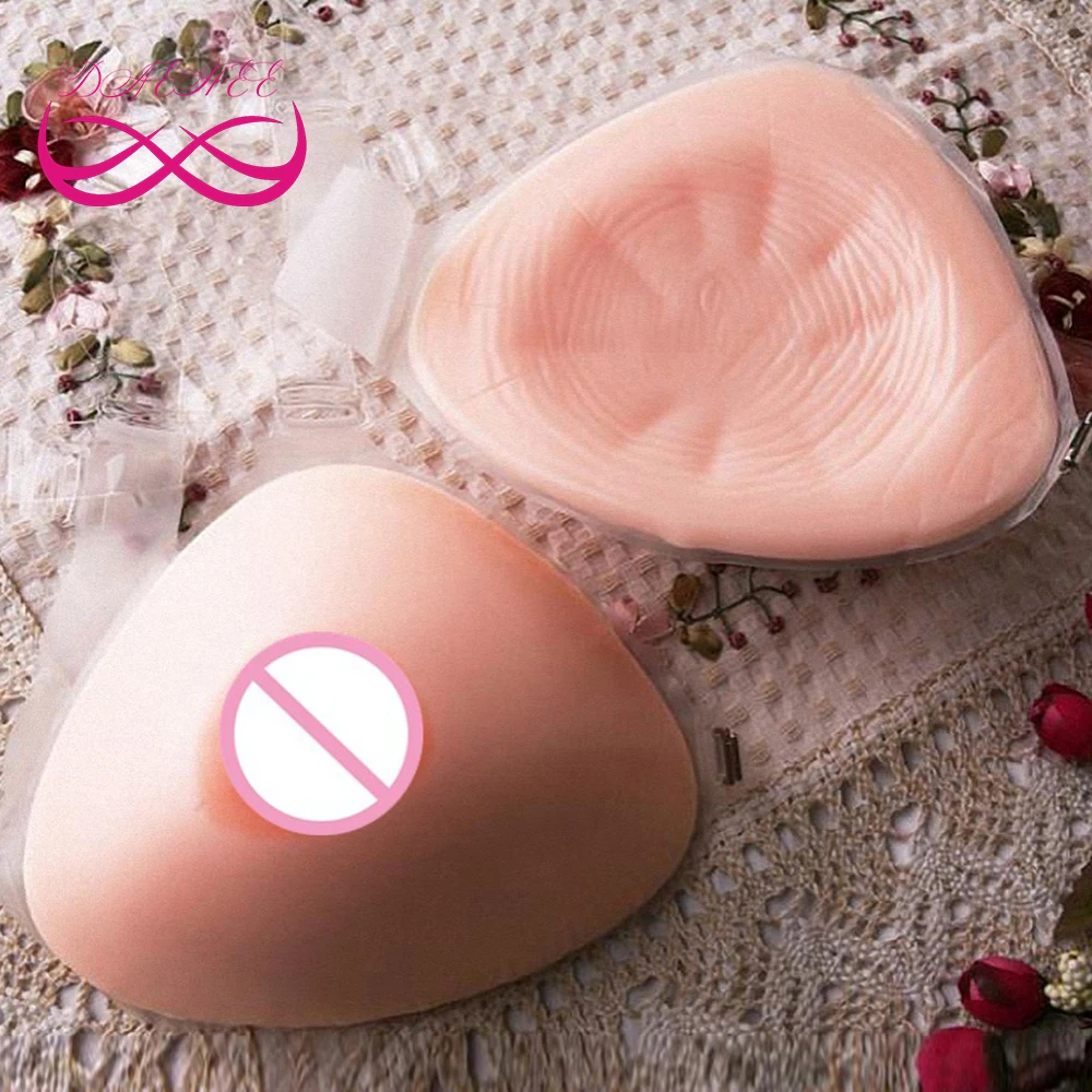 

Triangle Shape 500g/pair A Cup Fake Silicone Breast Forms Boobs Tits Enhancer Chest with Strap For Crossdresser Drag Queen Men