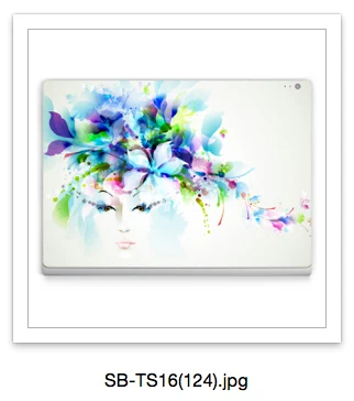 GOOYIYO-наклейка для ноутбука для поверхностной книги Топ виниловая наклейка полная наклейка s левый и правый мозговой принт DIY кожа подарок пленка для экрана - Цвет: SBA16124