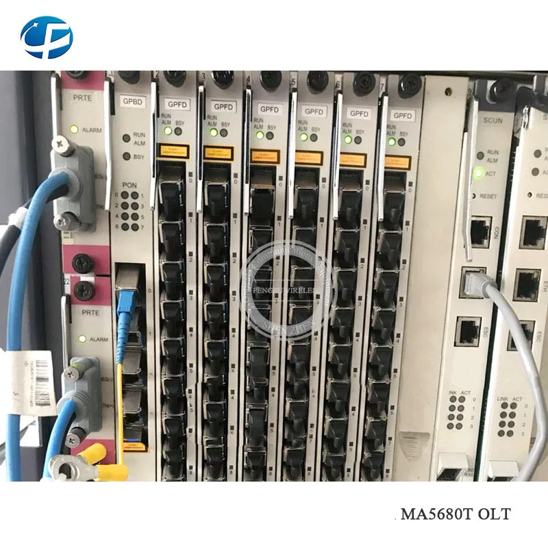 GPON OLT MA5680T с 2 * SCUN GICF PRTE 1*8 портов GPBD сервисная плата C + SFP|Фиксированные