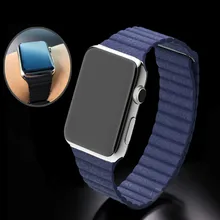 100% новое поп кожа петля-фильтр типа ремешок для часов iwatch ремешок магнитная пряжки для Apple , часы 38 мм / 42 мм