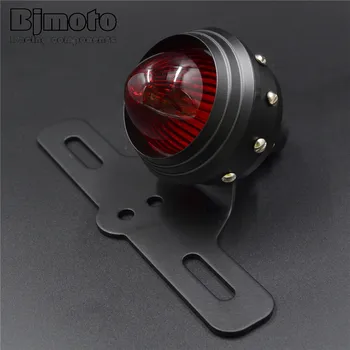 

Bjmoto Motorcycle Brake Tail Rear Light Bulb for Harley Chopper Bobber Custom 12V Cafe Racer Motorbike Turn Signal Brake Light