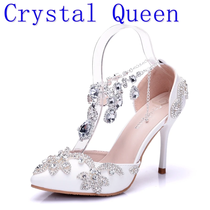 crystal queen wedding shoes