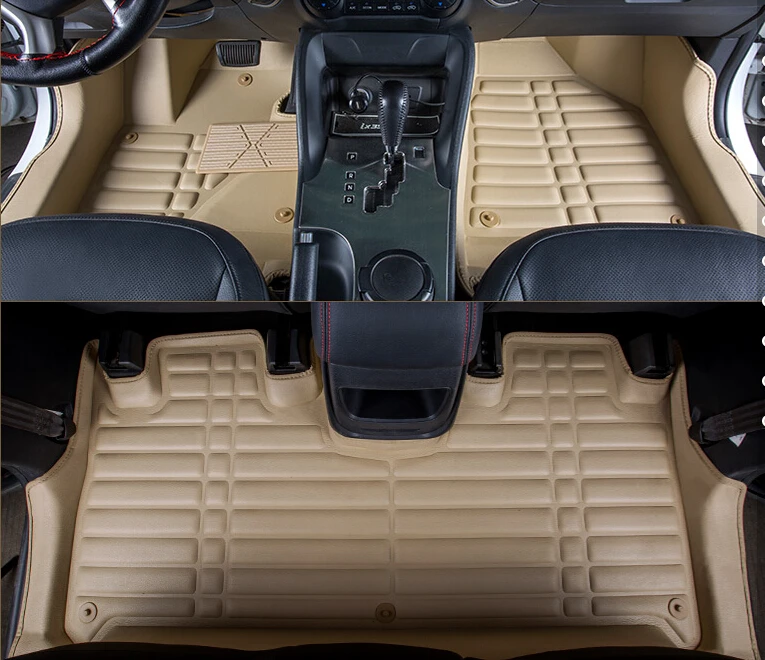 2016 Newly! Custom special floor mats for Hyundai Accent hatchback 2015