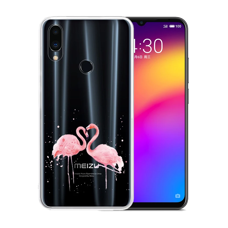 Мягкий силиконовый прозрачный чехол из ТПУ для Meizu 16S Pro Note 9 M8 M6 15 Lite 16 черный