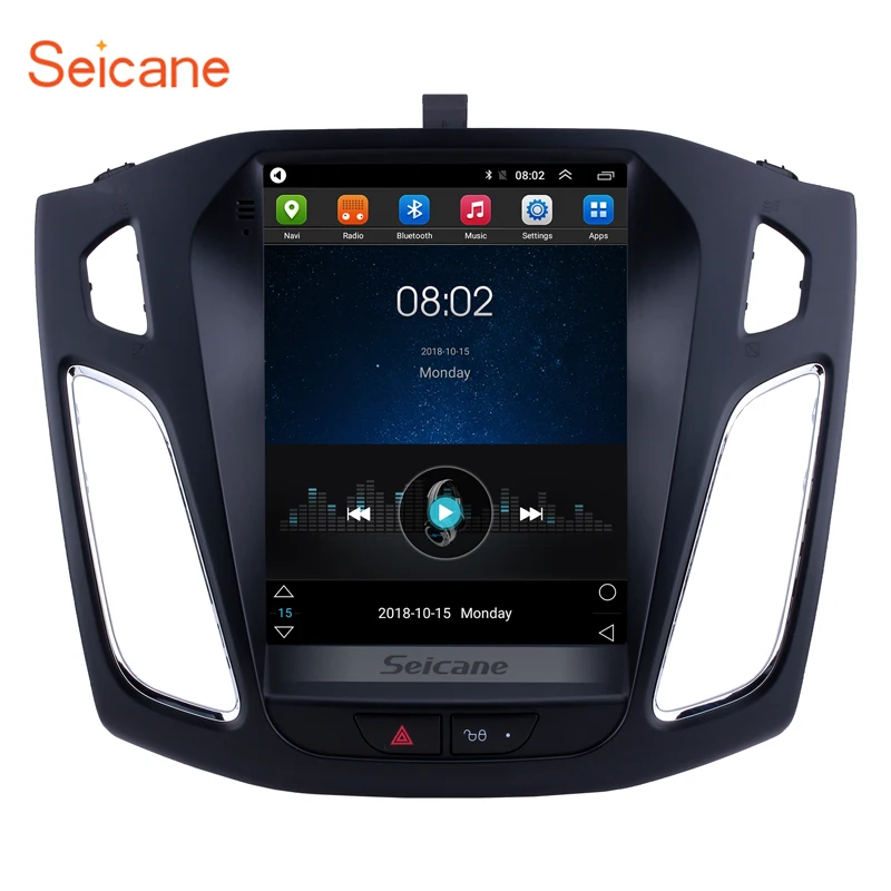 

Seicane Autoradio 2+32GB Stereo Car GPS Multimedia Player for Ford Focus 2012 2013 2014 2015 Support WIFI OBD2 Rearview Camera