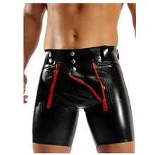Crocrotchless мужское латексное белье латексные резиновые трусики ПВХ Мужское нижнее белье трусы унисекс Новинка хит