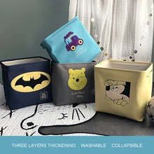 Cartoon baby storage Barrels Children storage bins Toys Clothing Organizer Home Collect and storage guidecraft mission storage bench and bins
