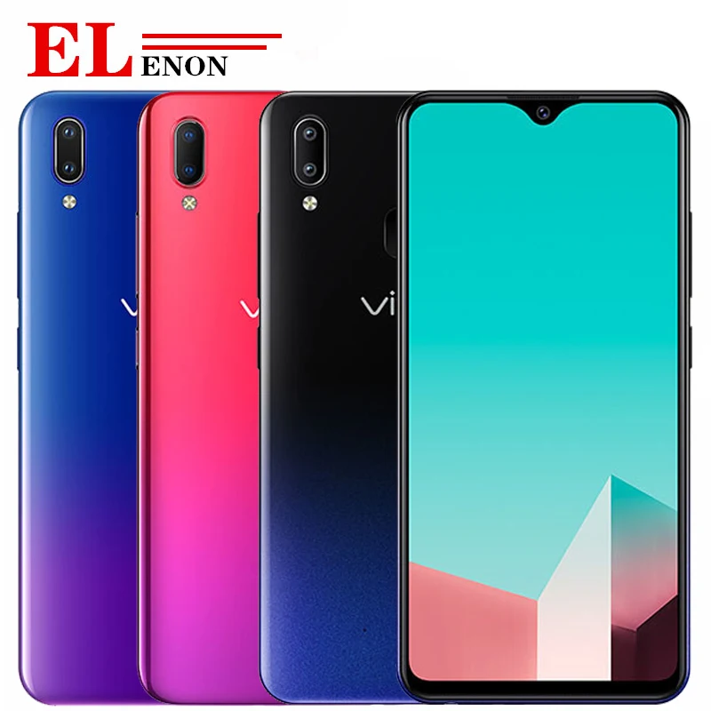 

New Vivo U1 Smartphone 6.2" 64G ROM 4030mAh Octa Core Android 8.1 Camera 8.0MP+13.0MP Fingerprint Face ID Cellphone Mobile Phone