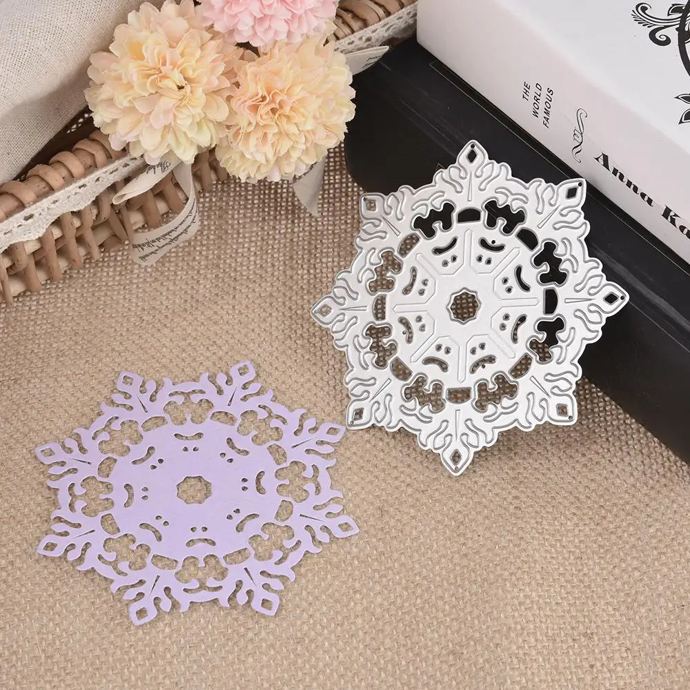 

Flower Metal Cutting Dies Round Hollow Crafts Embossing Templates Scrapbook invitation Card Marking
