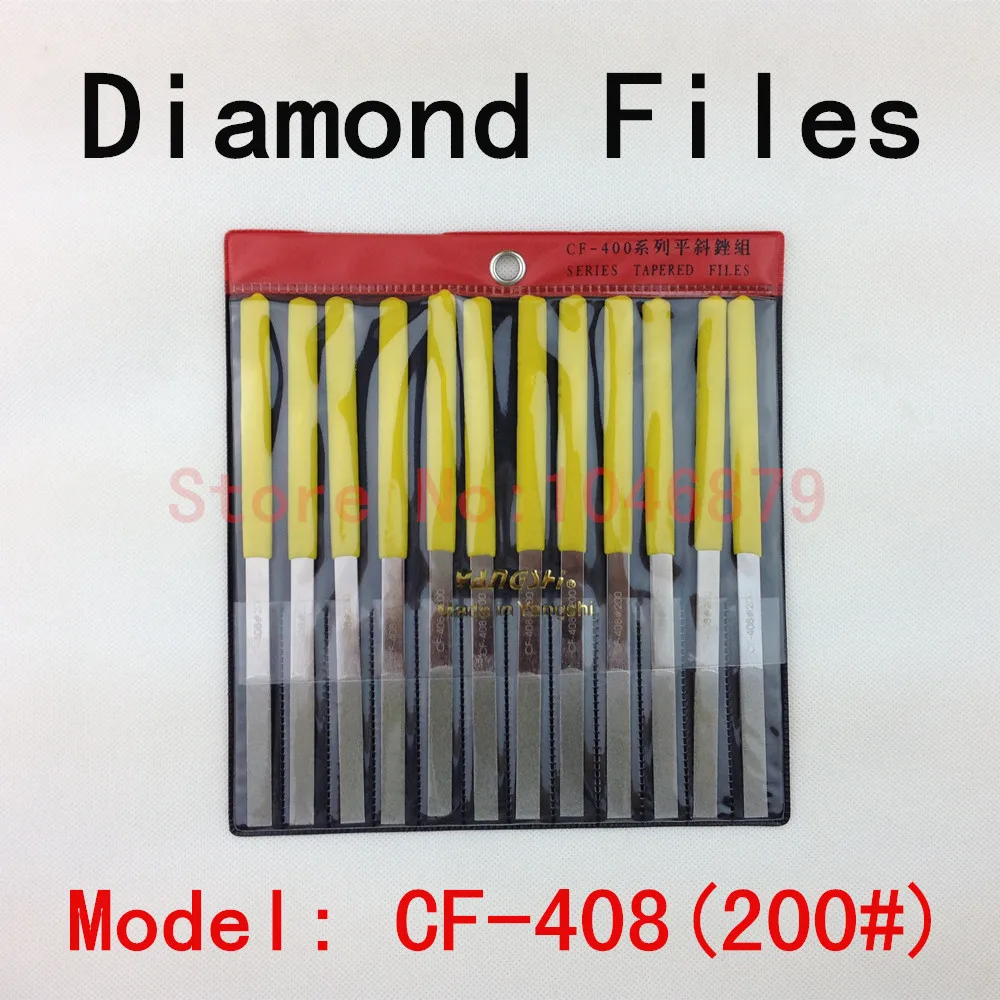 Each of the 12 file, hand is suitable for grinding hard alloy diamond
