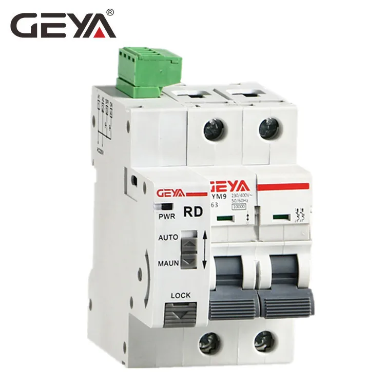 GEYA DIN rail Mounting GYM9+RD Auto Reclosing Circuit Breaker Auto Reset Circuit Breaker Recloser