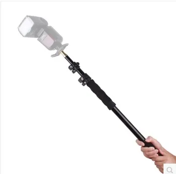 

158cm Aluminum Alloy Handheld Grip Rig Support Rod Flash Speedlite/LED Light Microphone Boom Pole Holder