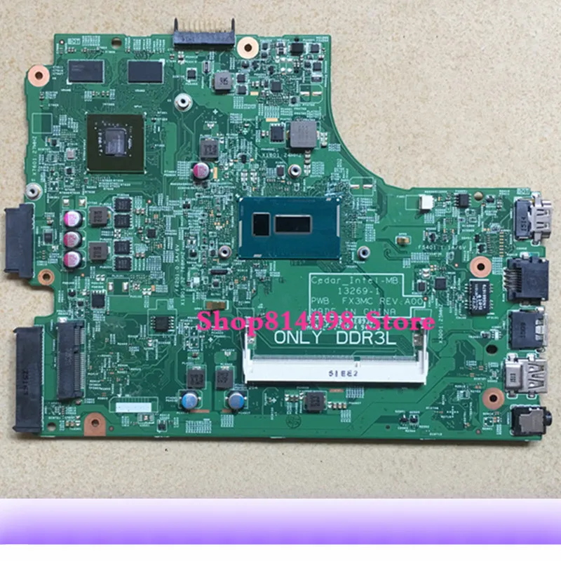 Pаспродажа KEFU CN 0N4C2G подходит для Dell Inspiron 15 3442 3443 3542 3543 5748 5749 Материнская плата ноутбука 13269 1 FX3MC REV A00 3558U