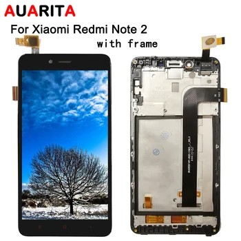 

LCD For Xiaomi Redmi note 2 redmi note2 LCD Display Touch panel Screen front glass Digitizer with frame Assembly with tools