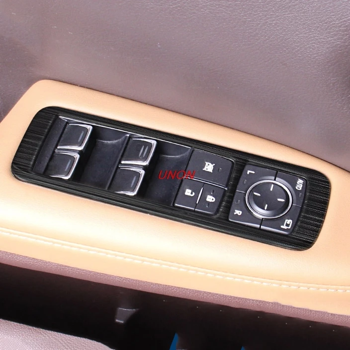 

Stainless Steel windows switch cover for Lexus RX200t RX300 RX450h Interior Decoration Stickers accessories